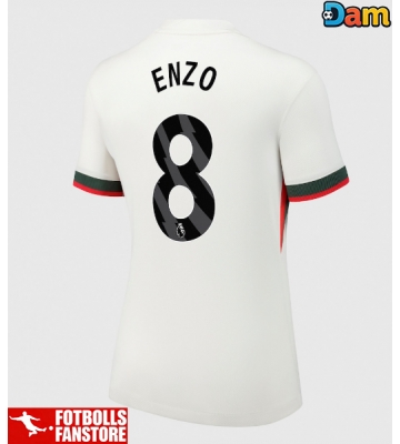 Chelsea Enzo Fernandez #8 Bortatröja Dam 2025-26 Kortärmad